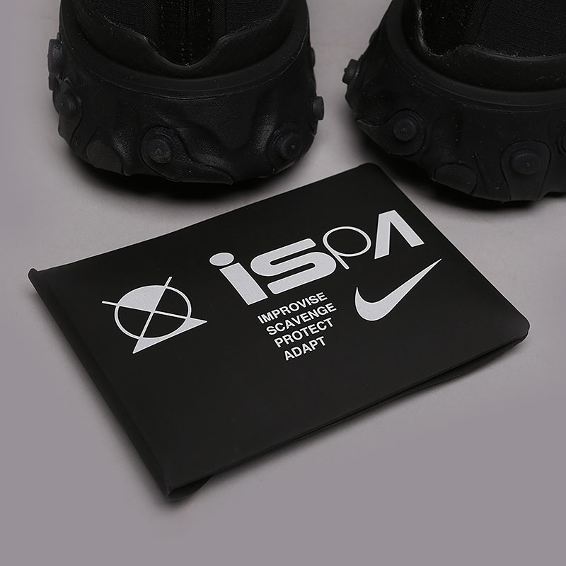  черные кроссовки Nike React Runner Mid WR Ispa AT3143-001 - цена, описание, фото 6